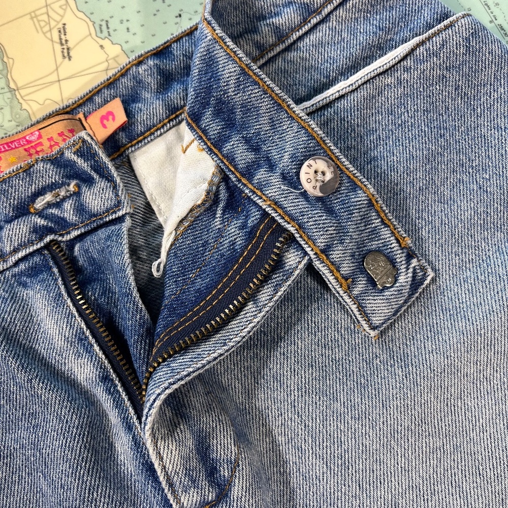 Vintage Roxy Jean / Quiksilver Denim Skirt - Picture 5 of 7